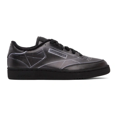 Shop Maison Margiela Black Reebok Edition Project 0 Sneakers