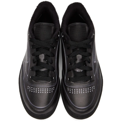 Shop Maison Margiela Black Reebok Edition Project 0 Sneakers