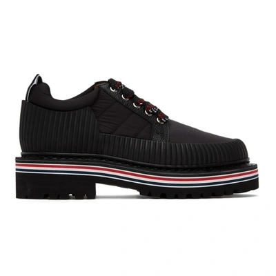 Shop Thom Browne Black All Terrain Low Boots In 001 Black