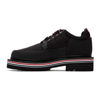 Shop Thom Browne Black All Terrain Low Boots In 001 Black