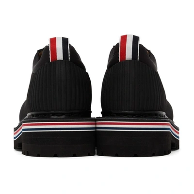 Shop Thom Browne Black All Terrain Low Boots In 001 Black