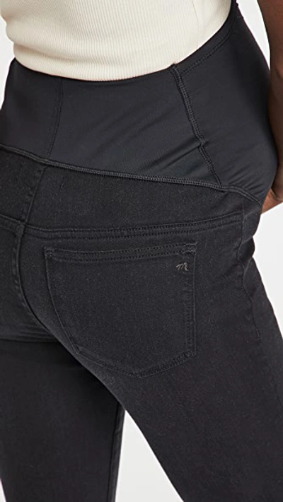 Shop Madewell Maternity Over-the-belly Skinny Jeans In Lunar Wash: Tencel Denim Edition Lunar Wash