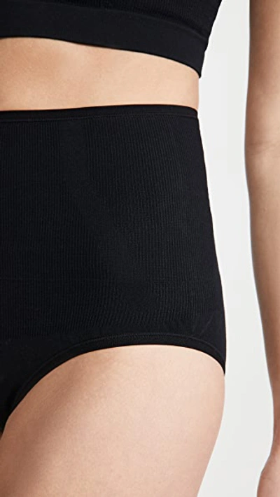 Shop Hatch The Seamless Belly Briefs Black