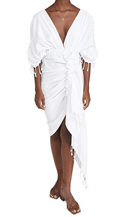 Shop Just Bee Queen Luma Dress In White