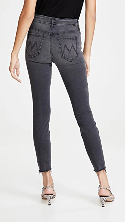 Shop Mother High Waisted Looker Ankle Fray Jeans In Lighting Up Lanterns
