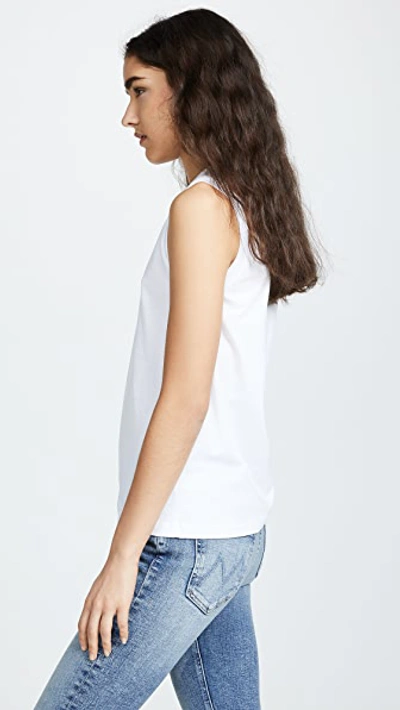 Shop Atm Anthony Thomas Melillo Sleeveless Boy Tee White