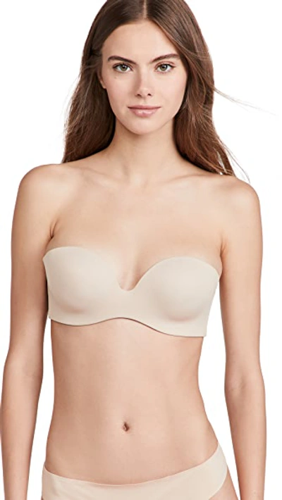 Simone Perele Essentiel Strapless Bra In Peau Rose