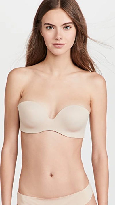 Simone Perele Essentiel Strapless Bra In Peau Rose