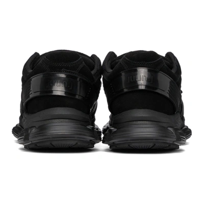Shop Juunj Black Suede Sneakers In 5 Black