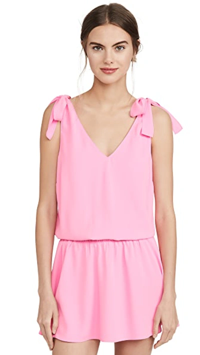 Shop Amanda Uprichard Josephine Dress Shocking Pink