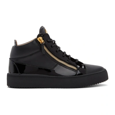 Shop Giuseppe Zanotti Black Birel Vague May London Sneakers In Vague Nero