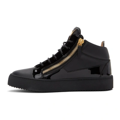 Shop Giuseppe Zanotti Black Birel Vague May London Sneakers In Vague Nero