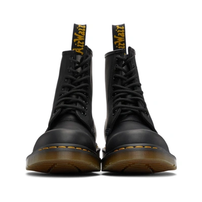 Shop Dr. Martens' Black Greasy 1460 Boots