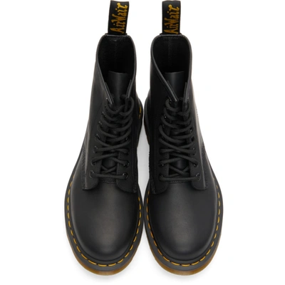 Shop Dr. Martens' Black Greasy 1460 Boots