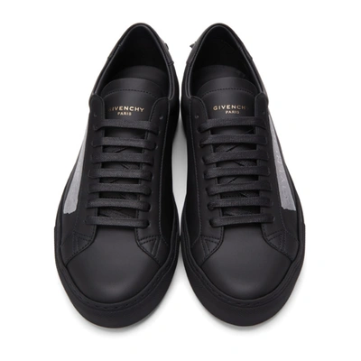 Shop Givenchy Black Latex Urban Knot Sneakers In 008 Black/s