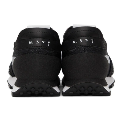 Shop Nike Black Dbreak-type Sneakers In Black/white