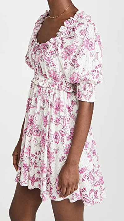 Shop Misa Ara Dress In Sienna Floral Linen