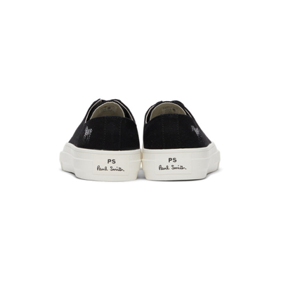 Shop Ps By Paul Smith Black Zebra Kinsey Low Sneakers In 79 Black