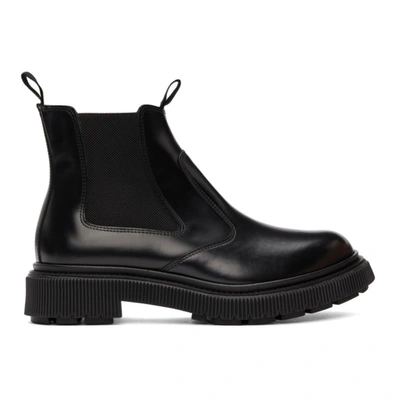 Shop Adieu Black Type 156 Chelsea Boots In Black/black