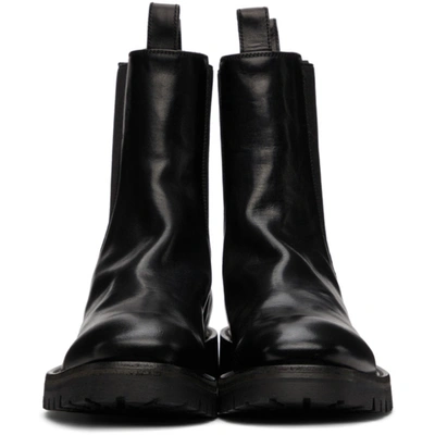 Shop Officine Creative Black Issey 2 Chelsea Boots In 1000 Nero