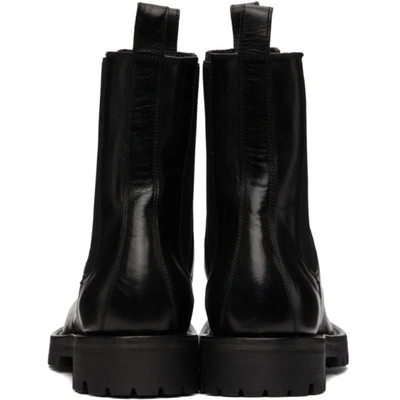 Shop Officine Creative Black Issey 2 Chelsea Boots In 1000 Nero