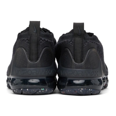Shop Nike Black Vapormax Flyknit 2021 Sneakers In Blk/anthrac