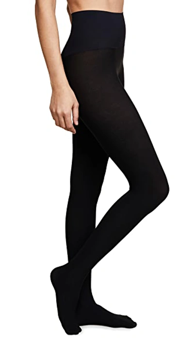 Shop Commando Perfectly Opaque Matte Tights In Black