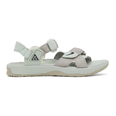 Nike Acg Air Deschutz Nylon, Rubber And Neoprene Sandals In White | ModeSens
