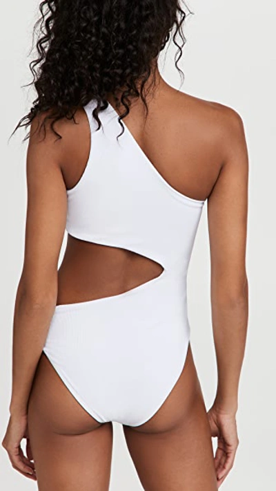 Shop Beach Riot Celine One Piece White