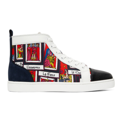 Shop Christian Louboutin Multicolor Louis Orlato High Sneakers In H498 Multicolor