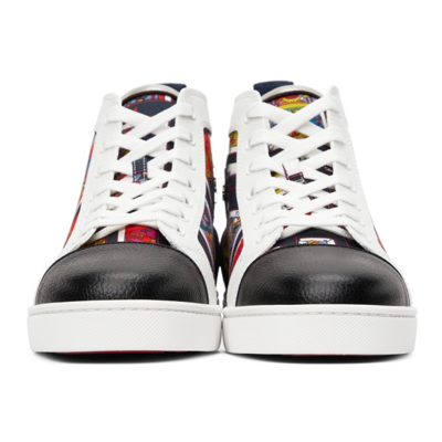 Shop Christian Louboutin Multicolor Louis Orlato High Sneakers In H498 Multicolor