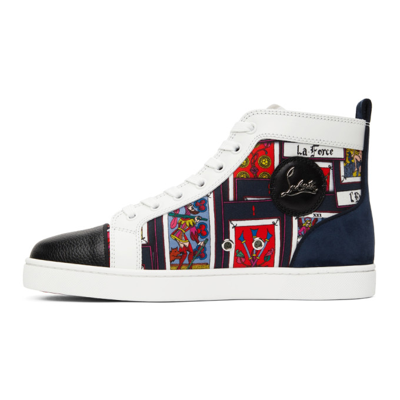 Shop Christian Louboutin Multicolor Louis Orlato High Sneakers In H498 Multicolor