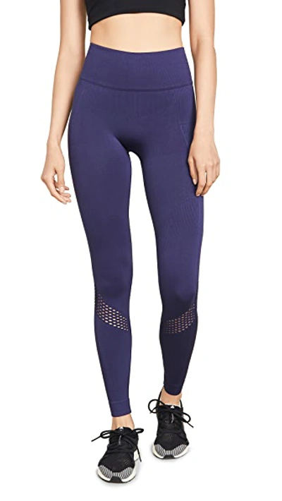 Shop Alala Seamless Leggings In Navy