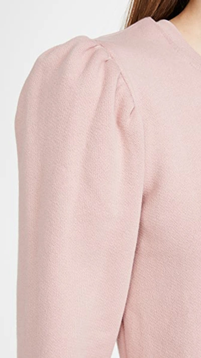 Shop A.l.c Rayna Sweatshirt In Baby Pink