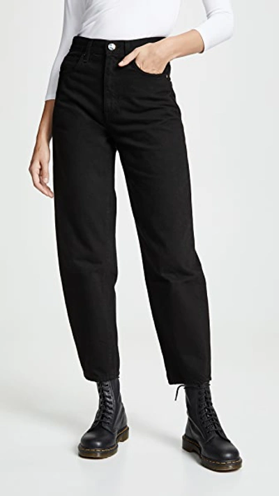 Shop Goldsign The Curved Jeans In Black