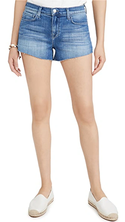 Shop L Agence Audrey Mid Rise Shorts In Lancaster