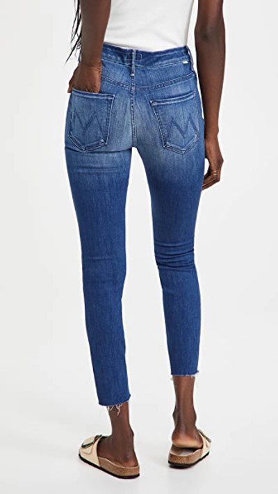 Shop Mother The Pixie Ankle Fray Jeans In Second Thyme Around