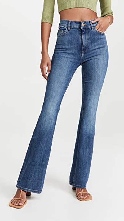 Dl 1961 Bridget Boot High Rise Instasculpt Jeans In Admiral (performance)