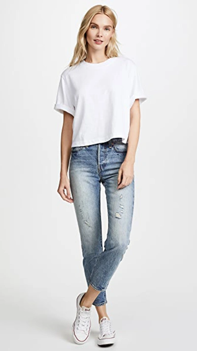 Shop Cotton Citizen The Tokyo Crop Tee White