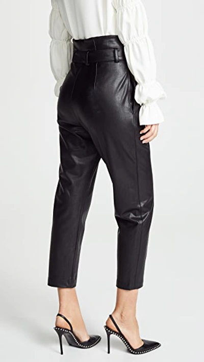 Shop Amanda Uprichard Tessi Pants In Black