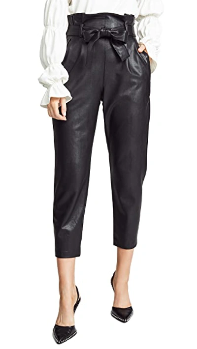 Shop Amanda Uprichard Tessi Pants In Black