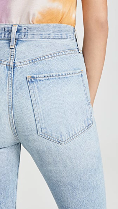 Riley High Rise Straight Crop Jeans