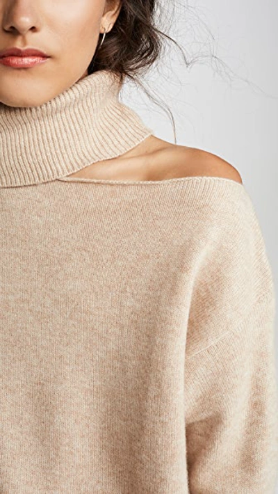 Shop Paige Raundi Sweater In Camel