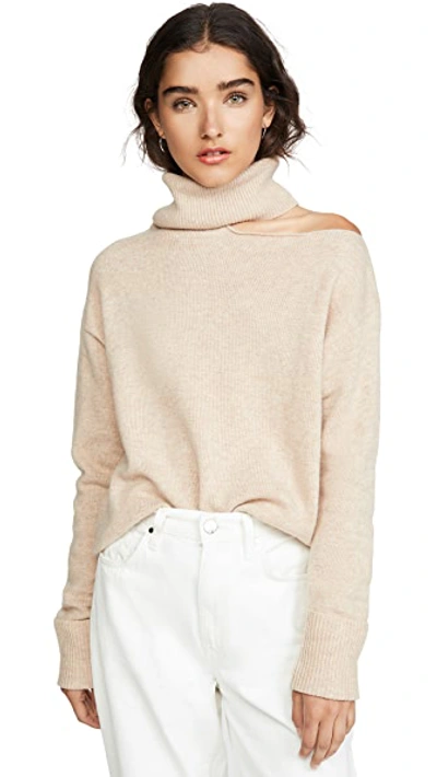 Shop Paige Raundi Sweater In Camel