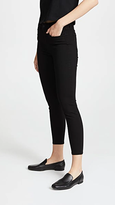 Shop L Agence Margot Skinny Jeans Noir