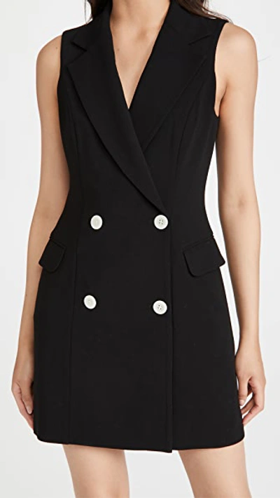 Shop Black Halo Rio Blazer Mini Dress In Black