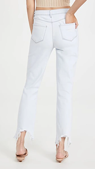 Shop L Agence High Line Distressed Skinny Jeans In Fade Out
