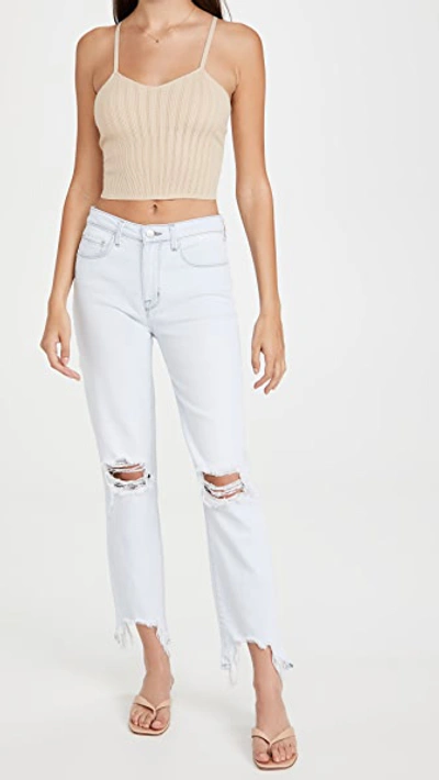 Shop L Agence High Line Distressed Skinny Jeans In Fade Out