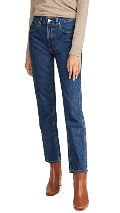 Shop Slvrlake Virginia Tapered Leg Jeans Claremont