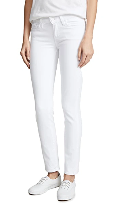 Shop Paige Skyline Ankle Skinny Jeans Crisp White
